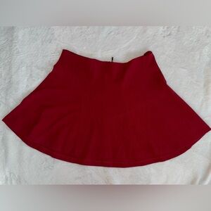 Old Navy red a-line mini skirt
